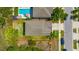 Overhead view of property showing the house on a large lot at 14716 Crescent Rock Dr, Wimauma, FL 33598