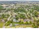 Wide aerial view showing the location of the property in relation to the neighborhood and surrounding area at 1607 Bell Shoals Rd, Brandon, FL 33511
