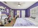 Large bedroom with hardwood floors and two bright windows at 1607 Bell Shoals Rd, Brandon, FL 33511