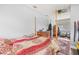 Spacious main bedroom with hardwood floors, natural light and a ceiling fan at 1607 Bell Shoals Rd, Brandon, FL 33511