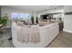 Relaxing living room area with large comfortable sofa and lots of natural lighting at 1621 Gulf Blvd # 407, Clearwater Beach, FL 33767