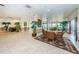 Common space featuring plants, chairs, and tiled floors at 1621 Gulf Blvd # 407, Clearwater Beach, FL 33767