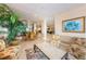 Inviting lobby area with seating, decor, and ample natural light at 1621 Gulf Blvd # 407, Clearwater Beach, FL 33767