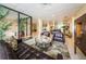 Comfortable seating arrangement in the building's main lobby at 1621 Gulf Blvd # 407, Clearwater Beach, FL 33767