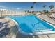 Wide shot of a community pool at 1621 Gulf Blvd # 407, Clearwater Beach, FL 33767