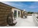 Rooftop terrace with hanging egg chairs, views, and space for outdoor relaxation at 224 Harbor View Ln, Largo, FL 33770