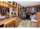 Spacious walk-in closet with wood cabinets and built-in organizers at 224 Harbor View Ln, Largo, FL 33770