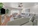Living room showcases open floorplan with a view of the dining area at 241 176Th Terrace E Dr, Redington Shores, FL 33708