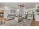 Spacious living room features neutral colors and plenty of natural light at 241 176Th Terrace E Dr, Redington Shores, FL 33708