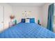 Cozy bedroom with stylish decor featuring a comfortable bed and serene ambiance at 4419 Gaston St, Spring Hill, FL 34607