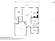 Detailed floorplan of the home layout with room dimensions, including bedrooms, bathrooms, living areas, and kitchen at 4926 Pennecott Way, Wesley Chapel, FL 33544