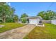 Well-maintained home featuring a driveway and landscaping, enhancing its welcoming curb appeal at 538 Bamboo Ln, Clearwater, FL 33764