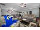 Spacious living room with comfortable seating and a warm, inviting atmosphere at 538 Bamboo Ln, Clearwater, FL 33764