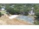 Aerial view of community basketball court with playground in a park-like setting at 5931 Cherry Oak Dr, Valrico, FL 33596