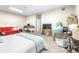 Bedroom with carpeted floors and bright neutral walls at 5931 Cherry Oak Dr, Valrico, FL 33596