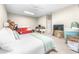 Bedroom with carpeted floors and bright neutral walls at 5931 Cherry Oak Dr, Valrico, FL 33596