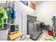 Laundry room with modern washer and dryer and ample storage cabinets at 5931 Cherry Oak Dr, Valrico, FL 33596