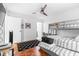 This bedroom features hardwood floors, a bunkbed, and neutral modern design at 9481 Highland Oak Dr # 1504, Tampa, FL 33647