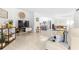 The open living area showcases stylish decor and easy flow to the kitchen and dining spaces at 9481 Highland Oak Dr # 1504, Tampa, FL 33647