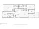 Home floorplan layout showing dimensions of rooms including kitchen, bedrooms, and bathrooms at 16898 Balance Cv, Land O Lakes, FL 34638