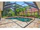 A relaxing pool and spa offer an ideal oasis for outdoor enjoyment at 17203 Talence Ct, Tampa, FL 33647