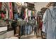 Spacious walk-in closet with shelving and hanging racks for maximum storage at 19204 Weymouth Dr, Land O Lakes, FL 34638