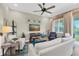 Inviting living room with coastal decor, comfortable seating, and natural light at 204 Haven Beach Ct, Indian Rocks Beach, FL 33785