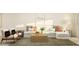 Bright living room with stylish furniture, modern decor, and neutral color palette at 32066 Griffin Sands Ln, San Antonio, FL 33576