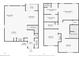 Detailed floor plan showcasing the layout of a spacious home, including dimensions for each room at 3209 Meta Ct, Largo, FL 33771