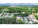 Aerial view of the community highlighting the mature trees, landscaped grounds, and residential buildings at 3504 Wedge Way, New Port Richey, FL 34655