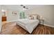 Serene main bedroom boasts abundant natural light and a calming color palette at 4509 Grainary Ave, Tampa, FL 33624