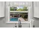 Kitchen window view of the lovely pool and patio at 549 39Th Ne Ave, St Petersburg, FL 33703