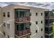 Exterior view of the building showing the units' balconies at 6190 80Th N St # 310, St Petersburg, FL 33709