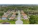 Aerial view of a residential neighborhood featuring tree-lined streets and various single-Gathering homes at 7509 E 26Th Ave, Tampa, FL 33619