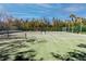 A community tennis court awaits, offering a space for recreation and sports with lush landscaping and trees in the background at 944 San Carlos Ne Ct, St Petersburg, FL 33702