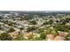 Aerial view of neighborhood with mature landscaping at 1051 Glynwood Pl, Dunedin, FL 34698