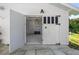 Spacious garage with a view of the interior and garage door open to the outside at 106 W Minnehaha St, Tampa, FL 33604