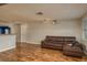 Spacious living room showcasing wood flooring and neutral paint, ready for your personal touch at 11320 125Th Ter, Largo, FL 33778