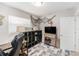 Well-lit office with beachy decor, shelving, and a neutral-toned rug at 1312 S Evergreen Ave, Clearwater, FL 33756