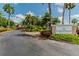 Well-maintained entrance to Feather Sound Country Club at 13636 Lake Point S Dr, Clearwater, FL 33762