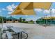 Outdoor picnic area with tables and shelters for community gatherings at 13636 Lake Point S Dr, Clearwater, FL 33762