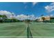 Well-maintained community tennis courts on a sunny day at 13636 Lake Point S Dr, Clearwater, FL 33762