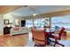 Bright living room with expansive windows and views of the lake at 1407 Brattleboro Cir, Sun City Center, FL 33573