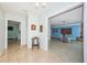 Hallway with views into Living Room and Kitchen at 152 58Th S Ave, St Petersburg, FL 33705