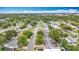 Aerial view of a suburban neighborhood with lush greenery and well-spaced houses at 1737 Prince Philip St, Clearwater, FL 33755