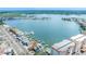 Scenic community featuring waterfront homes, docks, pool, and tennis court at 17817 Gulf Blvd # A, St Petersburg, FL 33708