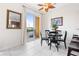 Cozy dining area with access to a balcony and view of the outside at 17817 Gulf Blvd # A, St Petersburg, FL 33708