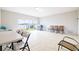 The bright lanai offers tile floors, scenic water views, and ample space for seating at 17817 Gulf Blvd # A, St Petersburg, FL 33708