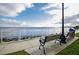 Benches facing the water with views of the bay at 1854 Lake Cypress Dr # 1854, Safety Harbor, FL 34695