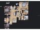 Detailed floor plan showcasing the layout and spaciousness of the home's interior at 20023 Pergola Bend Ln, Tampa, FL 33647